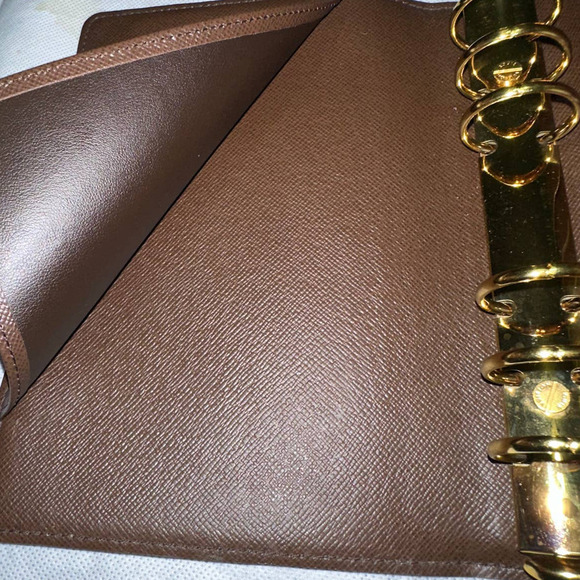 Louis Vuitton Damier Ebene Medium MM Ring Agenda Cover - Picture 12 of 16